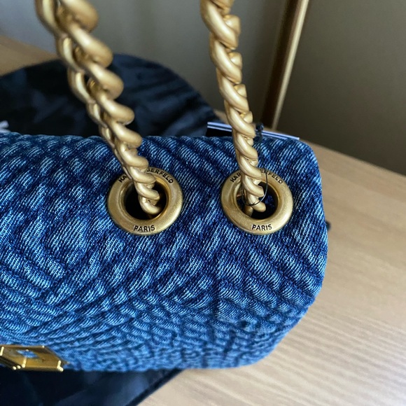 KARL LAGERFELD PARIS
Lafayette Denim Shoulder Bag - Picture 8 of 13